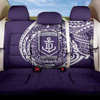 Personalized Fremantle Dockers Polynesian Back Car Seat Cover Tribal Chest and Sleeve Tattoo Heritage Warrior