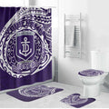 Personalized Fremantle Dockers Polynesian Bathroom Set Tribal Chest and Sleeve Tattoo Heritage Warrior