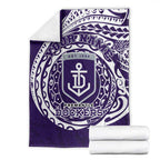 Personalized Fremantle Dockers Polynesian Blanket Tribal Chest and Sleeve Tattoo Heritage Warrior