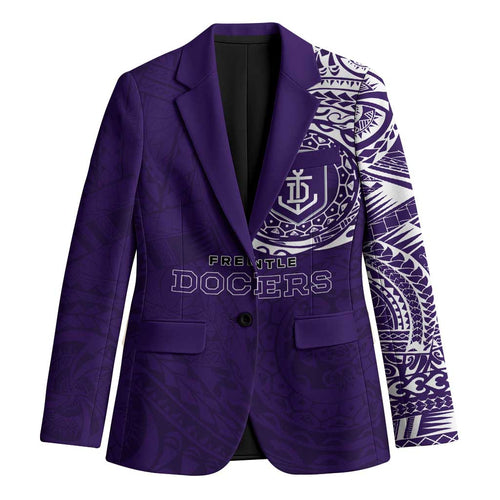Personalized Fremantle Dockers Polynesian Blazer Tribal Chest and Sleeve Tattoo Heritage Warrior