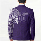Personalized Fremantle Dockers Polynesian Blazer Tribal Chest and Sleeve Tattoo Heritage Warrior