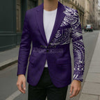 Personalized Fremantle Dockers Polynesian Blazer Tribal Chest and Sleeve Tattoo Heritage Warrior