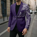 Personalized Fremantle Dockers Polynesian Blazer Tribal Chest and Sleeve Tattoo Heritage Warrior