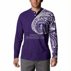 Personalized Fremantle Dockers Polynesian Button Sweatshirt Tribal Chest and Sleeve Tattoo Heritage Warrior