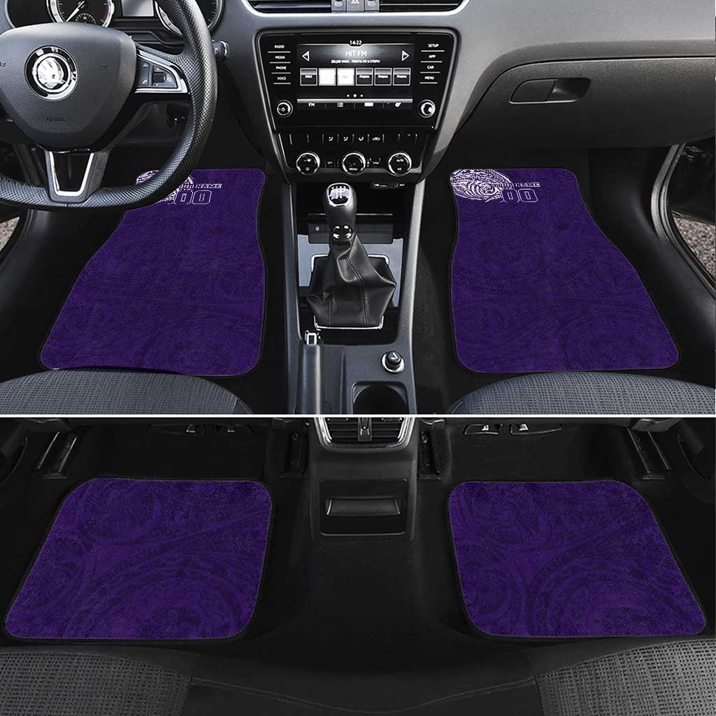 Personalized Fremantle Dockers Polynesian Car Mats Tribal Chest and Sleeve Tattoo Heritage Warrior