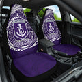 Personalized Fremantle Dockers Polynesian Car Seat Cover Tribal Chest and Sleeve Tattoo Heritage Warrior
