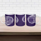 Personalized Fremantle Dockers Polynesian Ceramic Mug Tribal Chest and Sleeve Tattoo Heritage Warrior