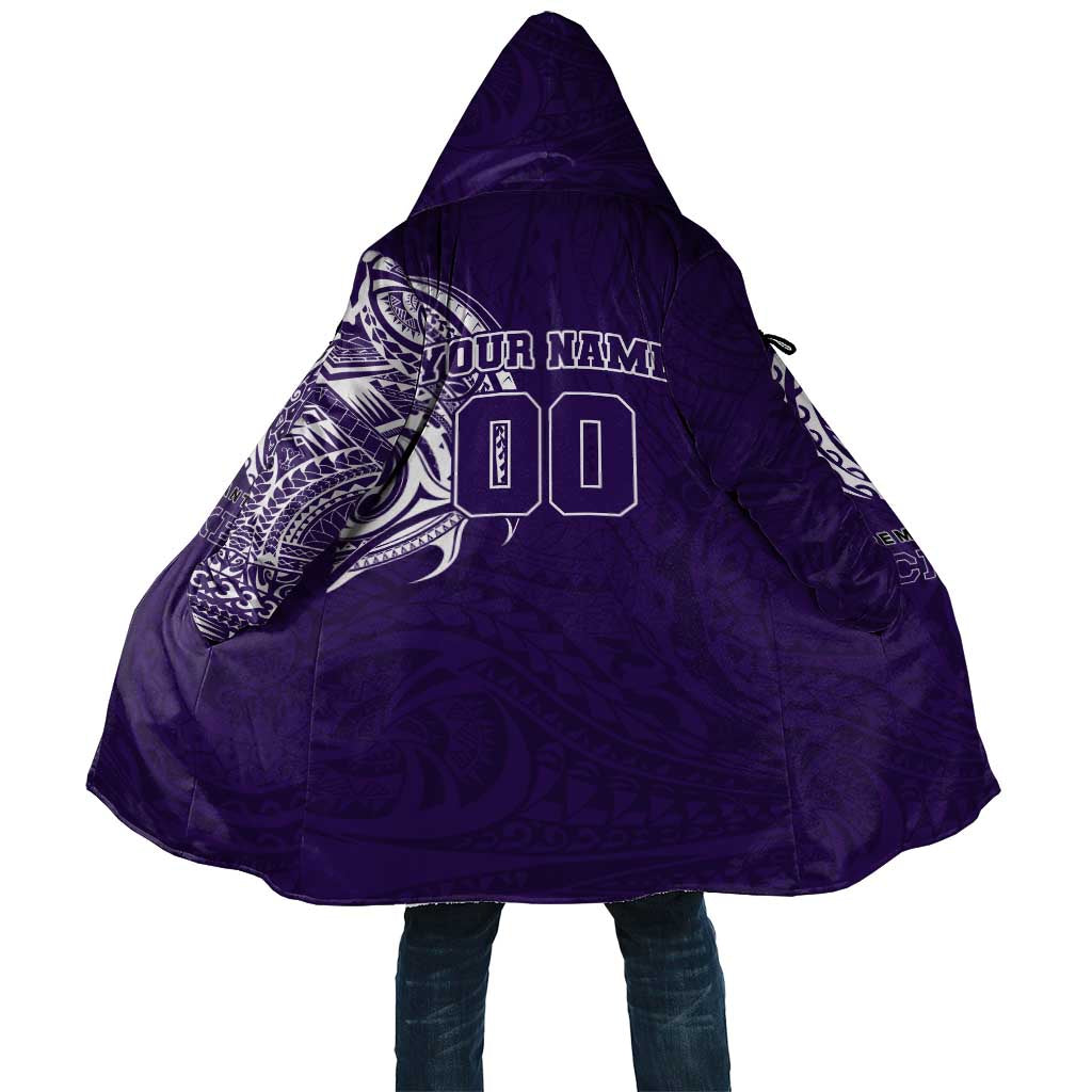 Personalized Fremantle Dockers Polynesian Cloak Tribal Chest and Sleeve Tattoo Heritage Warrior