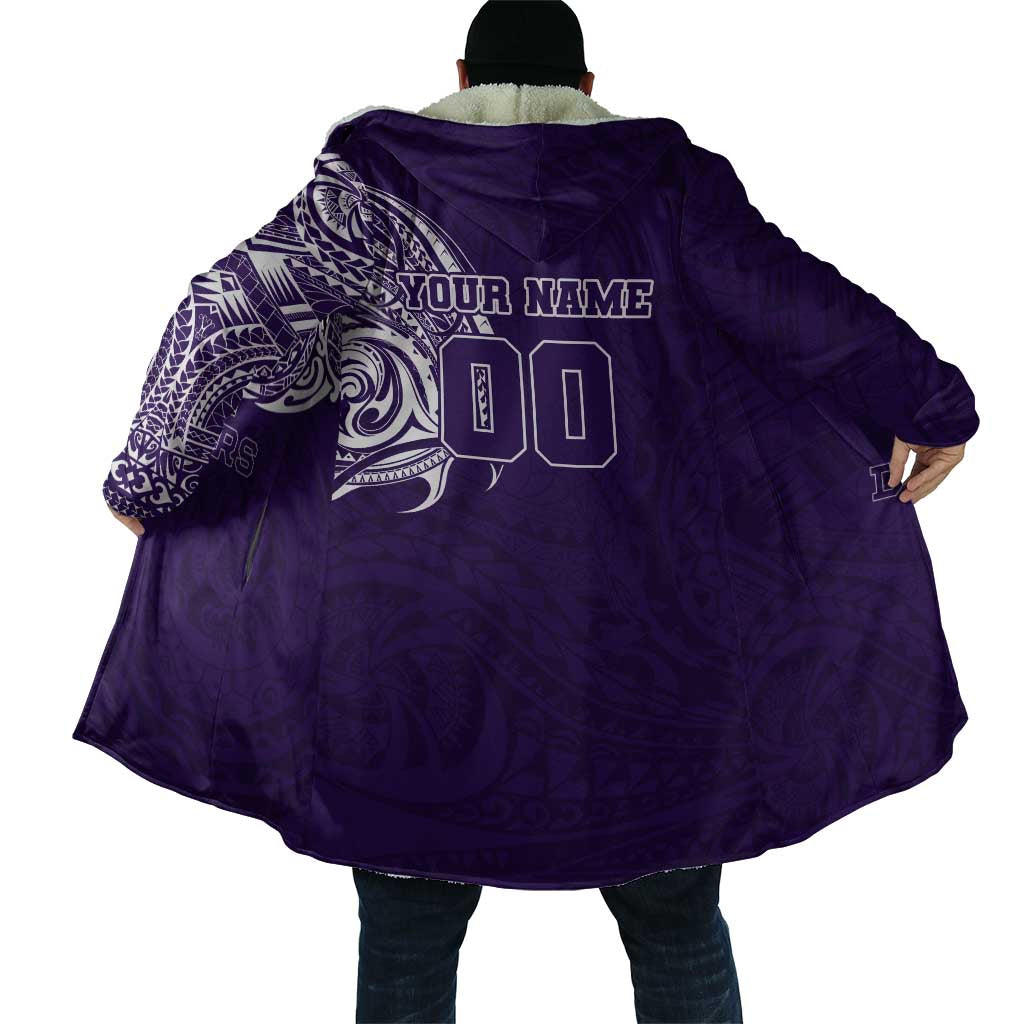 Personalized Fremantle Dockers Polynesian Cloak Tribal Chest and Sleeve Tattoo Heritage Warrior