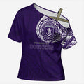 Personalized Fremantle Dockers Polynesian Cross Shoulder Shirt Tribal Chest and Sleeve Tattoo Heritage Warrior