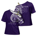 Personalized Fremantle Dockers Polynesian Cross Shoulder Shirt Tribal Chest and Sleeve Tattoo Heritage Warrior