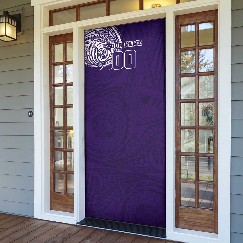 Personalized Fremantle Dockers Polynesian Door Cover Tribal Chest and Sleeve Tattoo Heritage Warrior