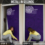 Personalized Fremantle Dockers Polynesian Door Cover Tribal Chest and Sleeve Tattoo Heritage Warrior