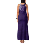 Personalized Fremantle Dockers Polynesian Family Matching Tank Maxi Dress and Hawaiian Shirt Tribal Chest and Sleeve Tattoo Heritage Warrior