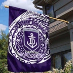 Personalized Fremantle Dockers Polynesian Garden Flag Tribal Chest and Sleeve Tattoo Heritage Warrior