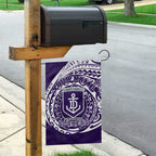 Personalized Fremantle Dockers Polynesian Garden Flag Tribal Chest and Sleeve Tattoo Heritage Warrior