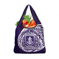 Personalized Fremantle Dockers Polynesian Grocery Bag Tribal Chest and Sleeve Tattoo Heritage Warrior