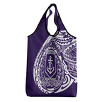 Personalized Fremantle Dockers Polynesian Grocery Bag Tribal Chest and Sleeve Tattoo Heritage Warrior