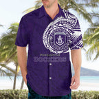 Personalized Fremantle Dockers Polynesian Hawaiian Shirt Tribal Chest and Sleeve Tattoo Heritage Warrior