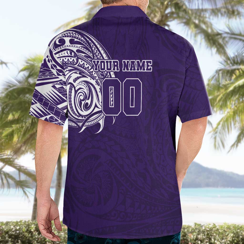 Personalized Fremantle Dockers Polynesian Hawaiian Shirt Tribal Chest and Sleeve Tattoo Heritage Warrior
