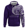 Personalized Fremantle Dockers Polynesian Hoodie Tribal Chest and Sleeve Tattoo Heritage Warrior