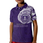 Personalized Fremantle Dockers Polynesian Kid Polo Shirt Tribal Chest and Sleeve Tattoo Heritage Warrior