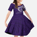 Personalized Fremantle Dockers Polynesian Kid Short Sleeve Dress Tribal Chest and Sleeve Tattoo Heritage Warrior