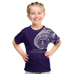 Personalized Fremantle Dockers Polynesian Kid T Shirt Tribal Chest and Sleeve Tattoo Heritage Warrior