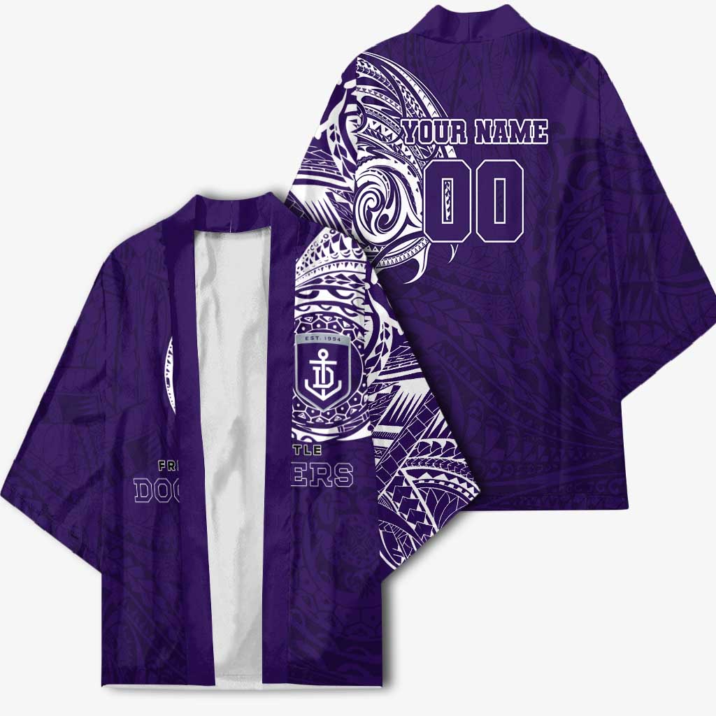 Personalized Fremantle Dockers Polynesian Kimono Tribal Chest and Sleeve Tattoo Heritage Warrior