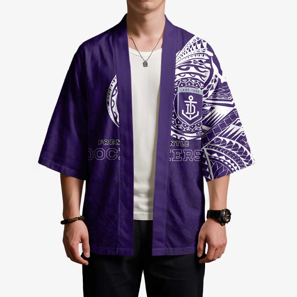 Personalized Fremantle Dockers Polynesian Kimono Tribal Chest and Sleeve Tattoo Heritage Warrior