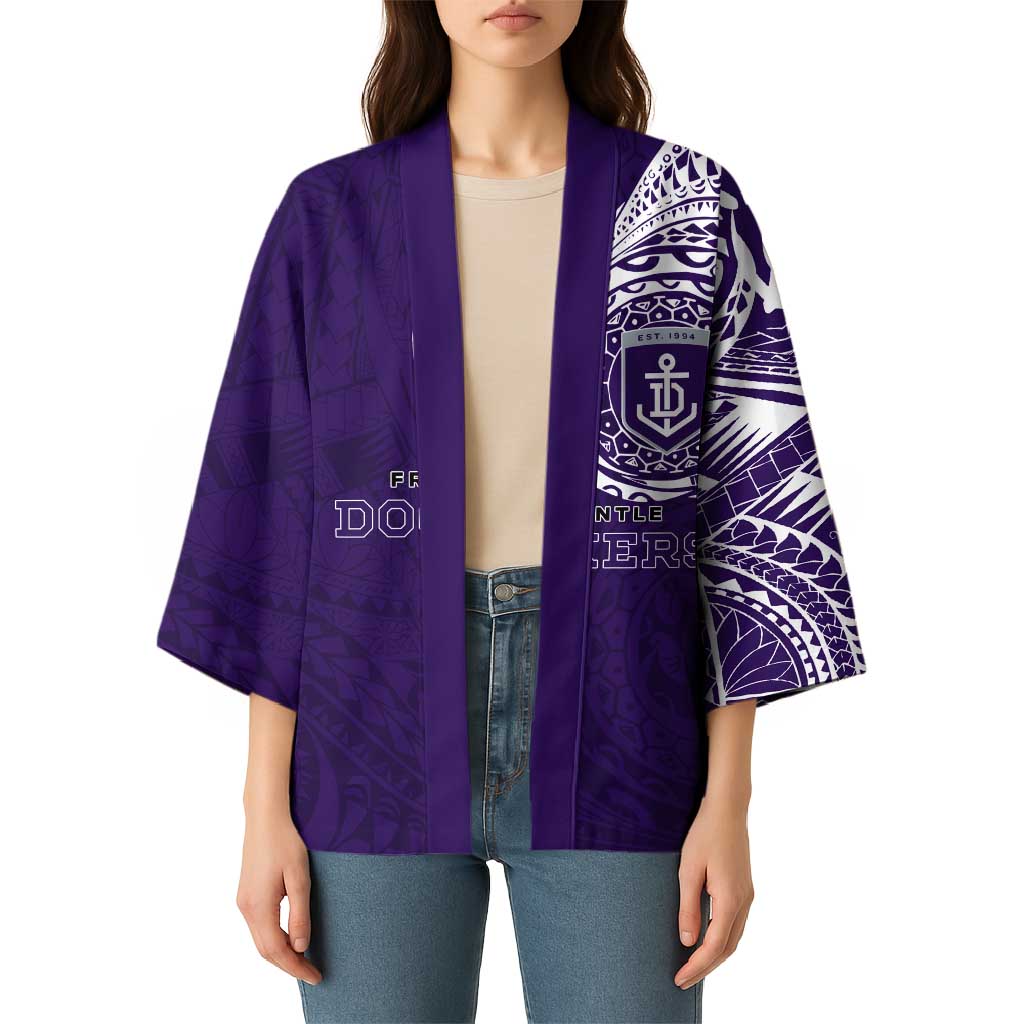 Personalized Fremantle Dockers Polynesian Kimono Tribal Chest and Sleeve Tattoo Heritage Warrior