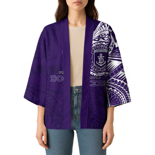 Personalized Fremantle Dockers Polynesian Kimono Tribal Chest and Sleeve Tattoo Heritage Warrior