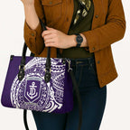 Personalized Fremantle Dockers Polynesian Leather Bag Tribal Chest and Sleeve Tattoo Heritage Warrior