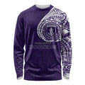 Personalized Fremantle Dockers Polynesian Long Sleeve Shirt Tribal Chest and Sleeve Tattoo Heritage Warrior