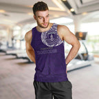 Personalized Fremantle Dockers Polynesian Men Tank Top Tribal Chest and Sleeve Tattoo Heritage Warrior