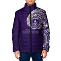 Personalized Fremantle Dockers Polynesian Padded Jacket Tribal Chest and Sleeve Tattoo Heritage Warrior