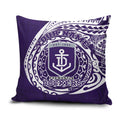 Personalized Fremantle Dockers Polynesian Pillow Cover Tribal Chest and Sleeve Tattoo Heritage Warrior