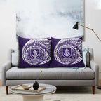 Personalized Fremantle Dockers Polynesian Pillow Cover Tribal Chest and Sleeve Tattoo Heritage Warrior