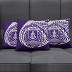 Personalized Fremantle Dockers Polynesian Pillow Cover Tribal Chest and Sleeve Tattoo Heritage Warrior