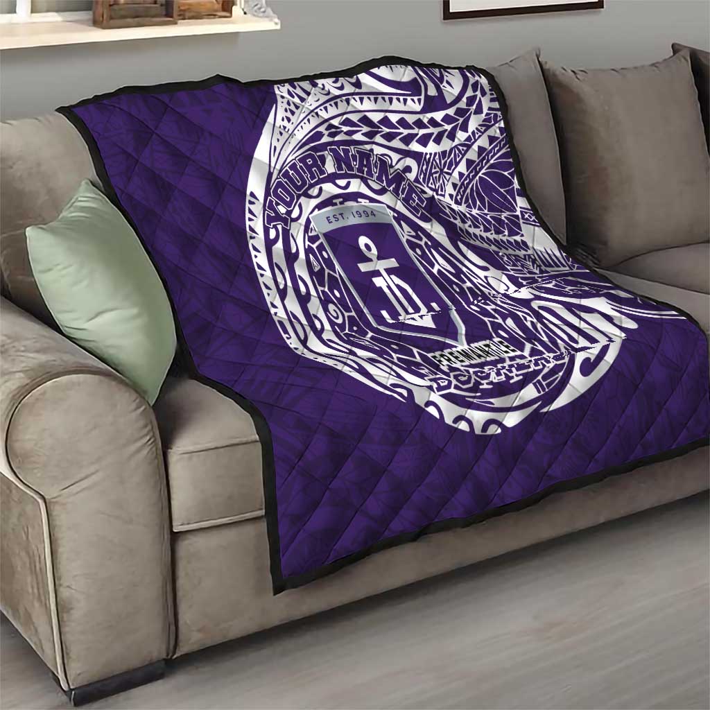 Personalized Fremantle Dockers Polynesian Quilt Tribal Chest and Sleeve Tattoo Heritage Warrior