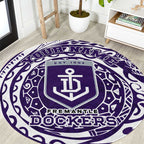 Personalized Fremantle Dockers Polynesian Round Carpet Tribal Chest and Sleeve Tattoo Heritage Warrior