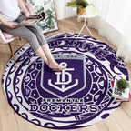 Personalized Fremantle Dockers Polynesian Round Carpet Tribal Chest and Sleeve Tattoo Heritage Warrior