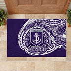 Personalized Fremantle Dockers Polynesian Rubber Doormat Tribal Chest and Sleeve Tattoo Heritage Warrior