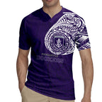 Personalized Fremantle Dockers Polynesian Rugby Jersey Tribal Chest and Sleeve Tattoo Heritage Warrior