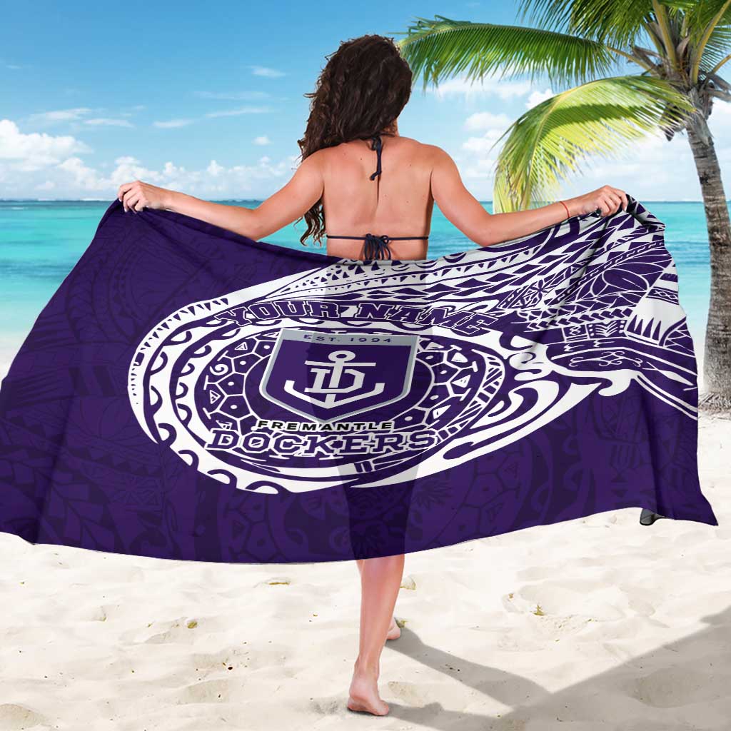 Personalized Fremantle Dockers Polynesian Sarong Tribal Chest and Sleeve Tattoo Heritage Warrior