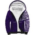 Personalized Fremantle Dockers Polynesian Sherpa Hoodie Tribal Chest and Sleeve Tattoo Heritage Warrior