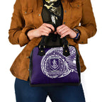 Personalized Fremantle Dockers Polynesian Shoulder Handbag Tribal Chest and Sleeve Tattoo Heritage Warrior