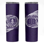 Personalized Fremantle Dockers Polynesian Skinny Tumbler Tribal Chest and Sleeve Tattoo Heritage Warrior