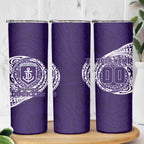 Personalized Fremantle Dockers Polynesian Skinny Tumbler Tribal Chest and Sleeve Tattoo Heritage Warrior