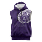 Personalized Fremantle Dockers Polynesian Sleeveless Hoodie Tribal Chest and Sleeve Tattoo Heritage Warrior